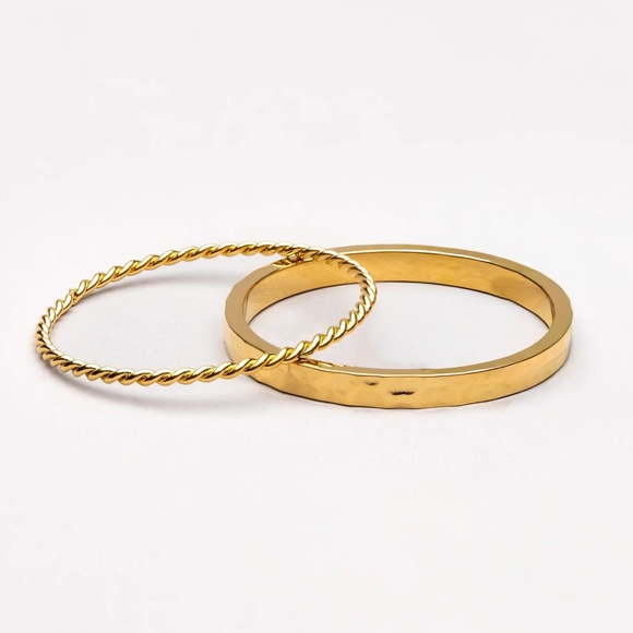 Atolea Jewelry - NWT Atolea Two Dainty Rings Size 7